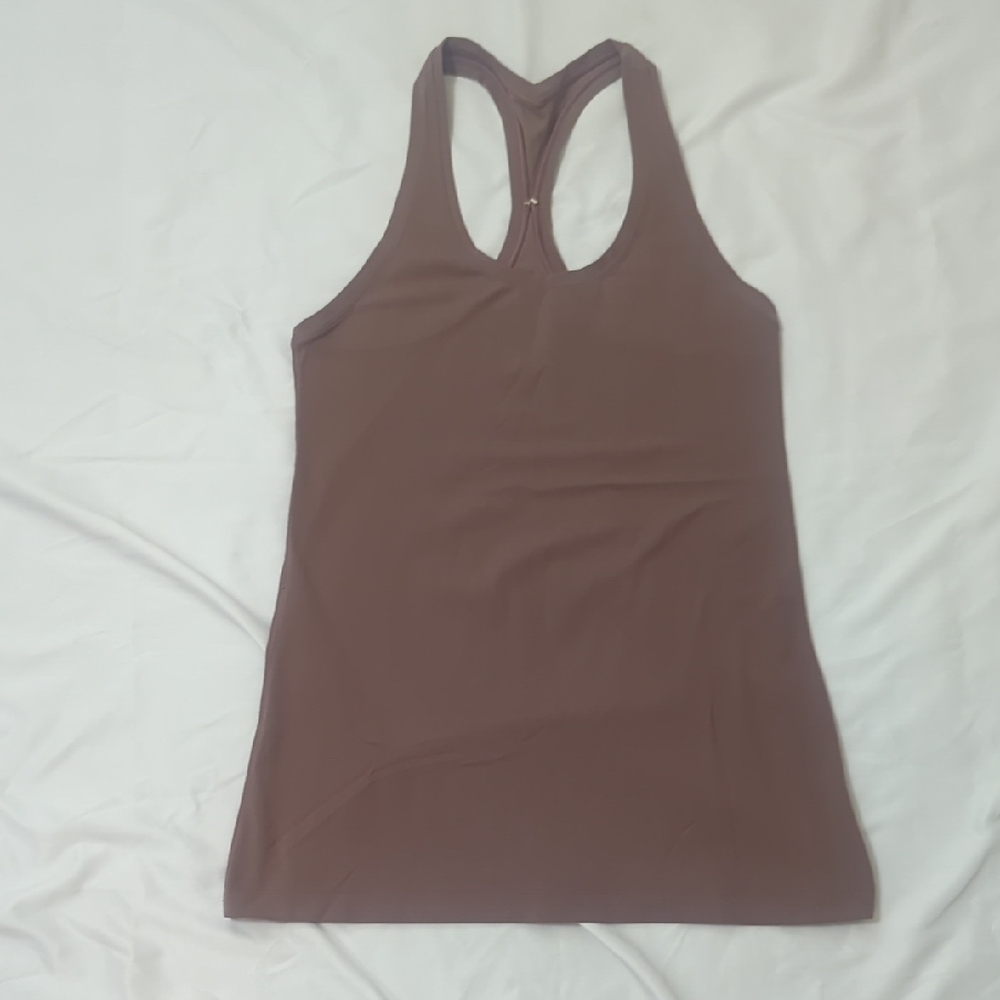 Lululemon Racerback Tank Top, Color Brown, Size 8